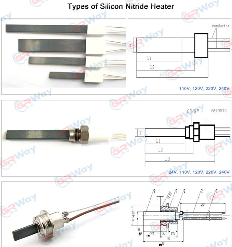 High Temperature Sic Heating Element for Solid Fuel Boilers
